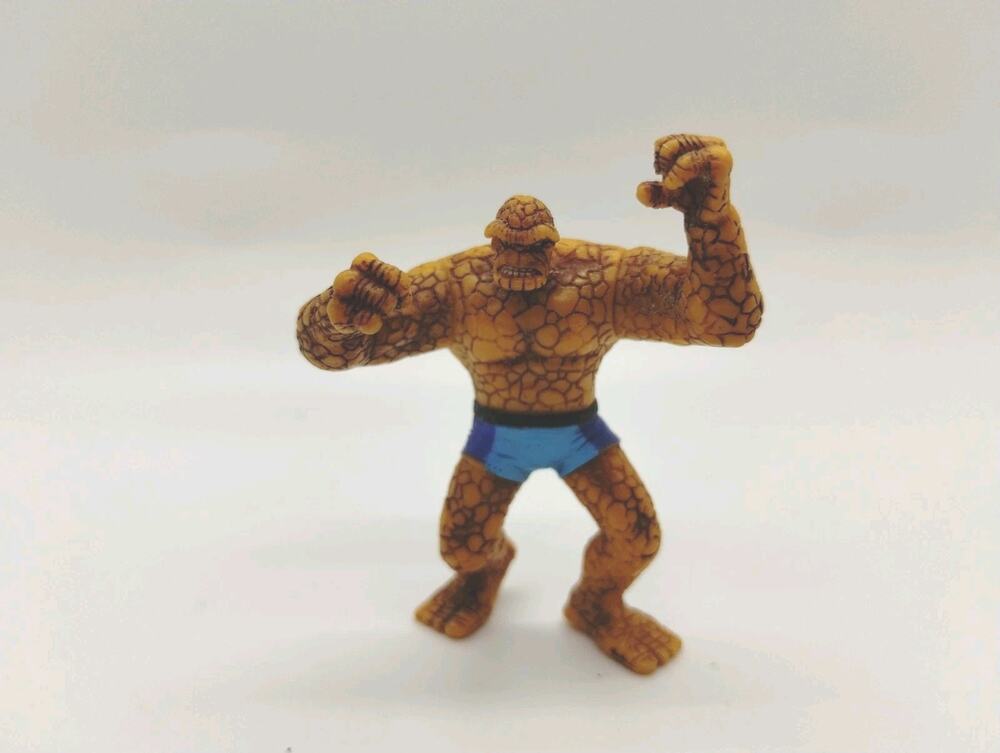 Marvel Heroes THING 2" Mini Action Figure Miniature Poseable 2005 ToyBiz Tiny